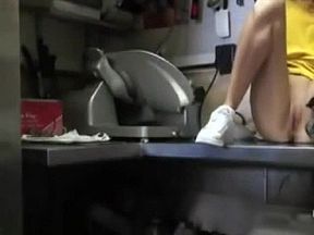 Sexy female working didn't mind fucking with the guest