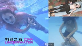 Week 21, 2025 Underwater CPR Compilation 3 clips x 3 scenes
