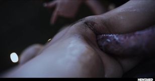 3d Anime Horror Live Action - Asian Rikako Katayama Girl Gets Creampied by Leana Lovings