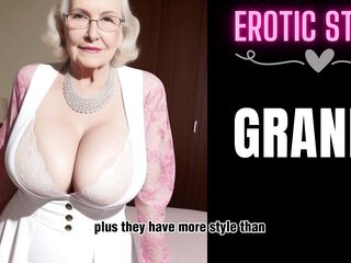 [GRANNY Story] 1St Sex with the Hawt GILF Part 1