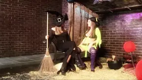 Hot witches have wild orgy with horny guys