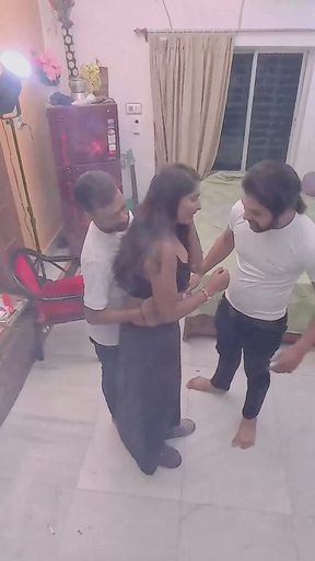 Spectacular moment from &quot;Big Boobs Teju Got Fucked By Two Boys Hardcore with 360 Views ( Hindi Audio )&quot;
