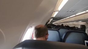 In-flight oral&#x1F61C; sex on a public airplane