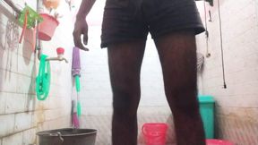 Tamil10inches BBC Sexy Bathing Session