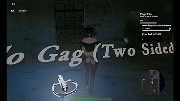 Mousetrap Theft & Bondage [ BDSM Hentai Game ] Ep.1 PUPPY SUIT double dildo GAG and ANAL BEADS !