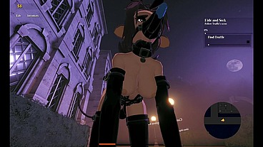 Mousetrap Theft & Bondage [ BDSM Hentai Game ] Ep.1 PUPPY SUIT double dildo GAG and ANAL BEADS !