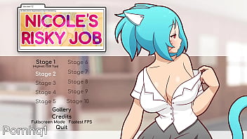 gamepley of Nicole'_s Risky Job String Game