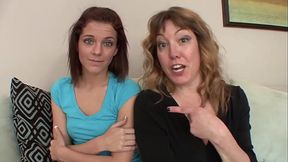 Kiera Winters and Maple Lee are hot redhead pussy licking lesbians