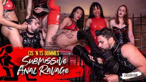Nara, Roberta Cortes and Janny Costa tag team to fuck slave Hex in dungeon (720p EN-sub) Trans Woman - Trans Foot Fetish - Trans Blowjob - Trans Fucking - Anal Slave