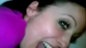 Sexy girlfriend gets a face load at sneakyxxx.com