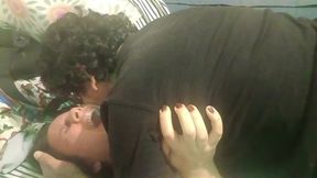pounding her like crazy on the sofa bed—she screams like a bitch when she feels my big, thick cock sliding in (no faces covered, no filters, 100% real sex)