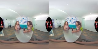 VRLatina - Two Sexy Girls One Cock - 5K VR