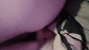 Chubby bear sticks giant dildo up their virgin ass