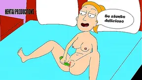Summers Juicy Cucumber Surprise Leads to Steamy Squirting Pleasure