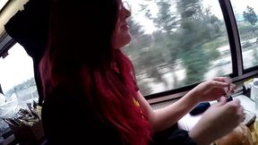 kat monroe creampied after public railroad blowjob