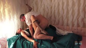 Horny couple engages in steamy hide-and-fuck game