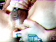 Alt man anal fucks himself with beaded butt plug and dildo while masturbating
