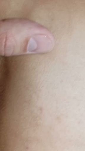 Big cock in a small point before squirt and orgasm of big sperm!   Clip 1