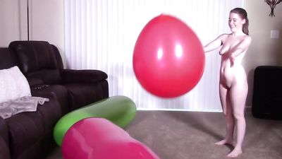 Tiny Teen Fucked By Busty Muscular Brunette with strap-on (2)