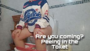 Are you coming? Peeing in the Toilet