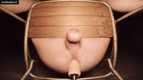 NANO CHASTITY + BIG DILDO