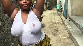 Real outdoor Nigerian homemade sex