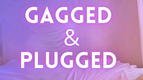 Gagged and Plugged Audio - Sara Desire XO - Femdom