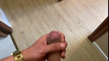 Victor spies on his friend as she undresses to get into bed, catches him and ends up giving him a big cock.