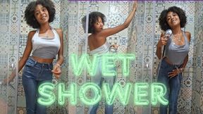Wet Clothes Tease