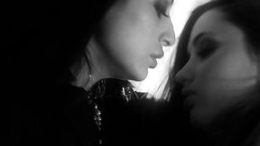 Lesbian Super Sluts Cassidey And Georgia Jones Exchange Spit And Saliva While Fucking- AssMania