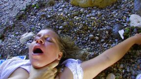 Hottest Babes Scene-2 busty Chubby Blonde MILF Fucking on the Beach