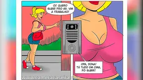 Slutty Cleaners Seduce in Favela for Hot Anime Sex Action