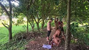 suruba na trilha - putaria gostosa no matagal - parte 03