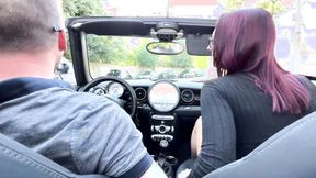 ”Léa, a driving dorm instructor who is waiting for her full tank of fuel...”