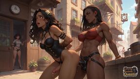 The Scorching Black Queen Is Magnificent and Insatiable in This Steampunk XXX!