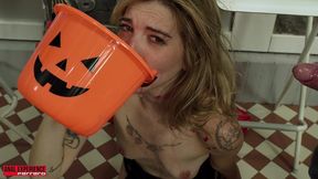 halloween special! (wet) musa martina s devil and get a new drink, pee, atm, deep, rough, pee in the ass, creampie, swallow...