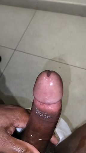 My Black Cock with oily