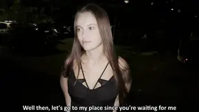 I picked up a sexy Russian hooker on the streets! I couldn't wait to get