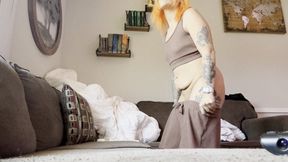 Masturbating on the couch mp4