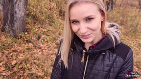 Stepbrother joined me in the woods; he demanded I swallow his load
