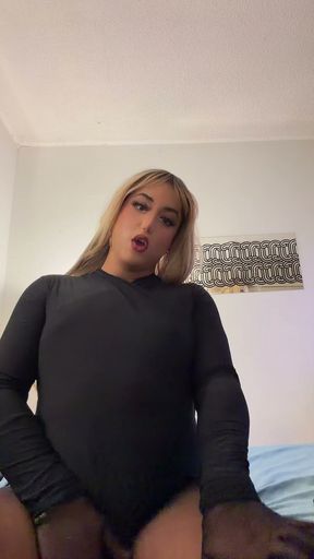 Playing with my ass in socks