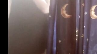 Step-Mother Peeks At Me While I Shower - POV Creampie