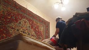 Anastasia Mistress pegging a slave sissy submission amateur homemade Sasha Earth