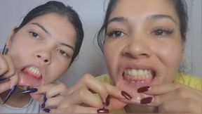 Extreme stretching of our lips