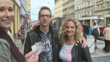 Slutty Czech MILF loves money and fucking in public