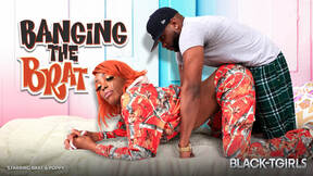 BLACK TGIRLS - Banging The Brat