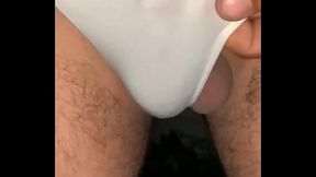 White Thong Piss