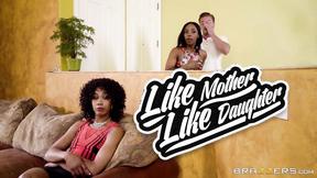 ”Black disco queen shows her daughter's BF what's a good fuck”