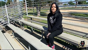 Yolanda Yamz and Rome Major get it on in a park.