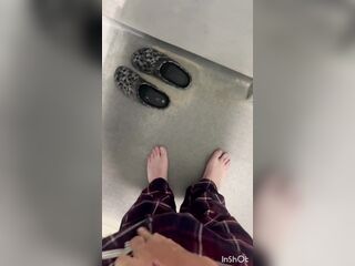 Stroking and Cumming in the Public Shower
